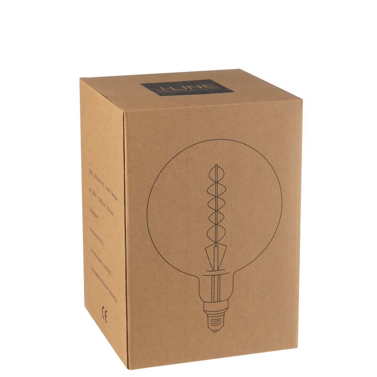 J-Line LED-lamp Amber G200 Double Spiral E27