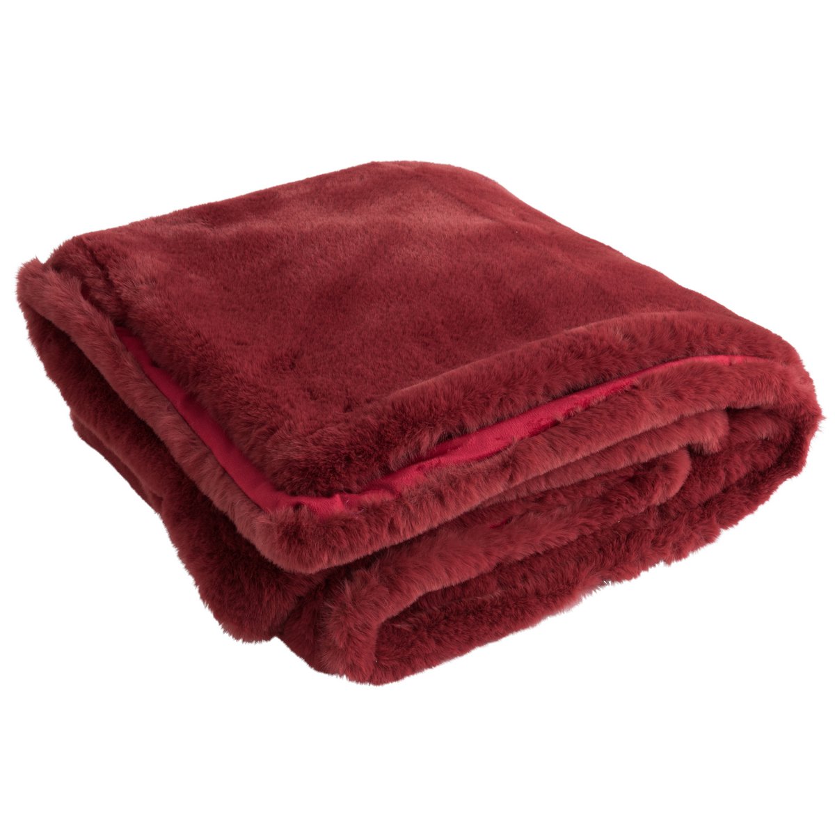 J-Line Plaid Cutie - Fleece Deken – Polyester – 180x130 cm – Kerstrood