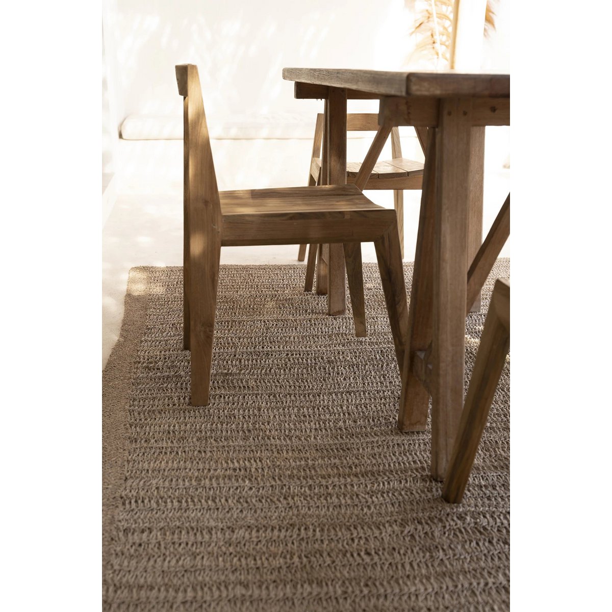 Paxi Eetkamerstoel - Naturel - Buiten