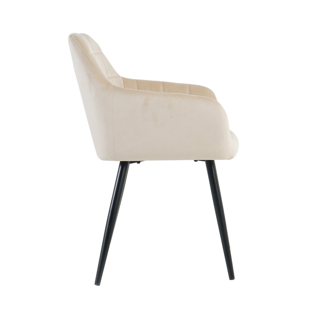 Eetkamerstoel, set van 2 beige