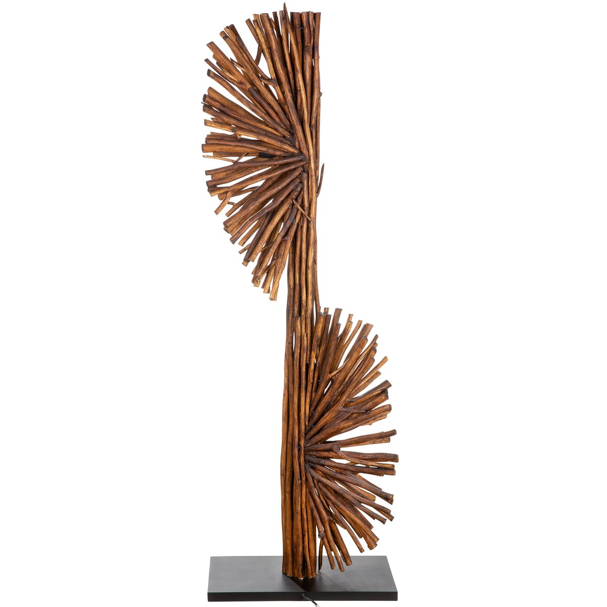 Houten lamp "Dual"