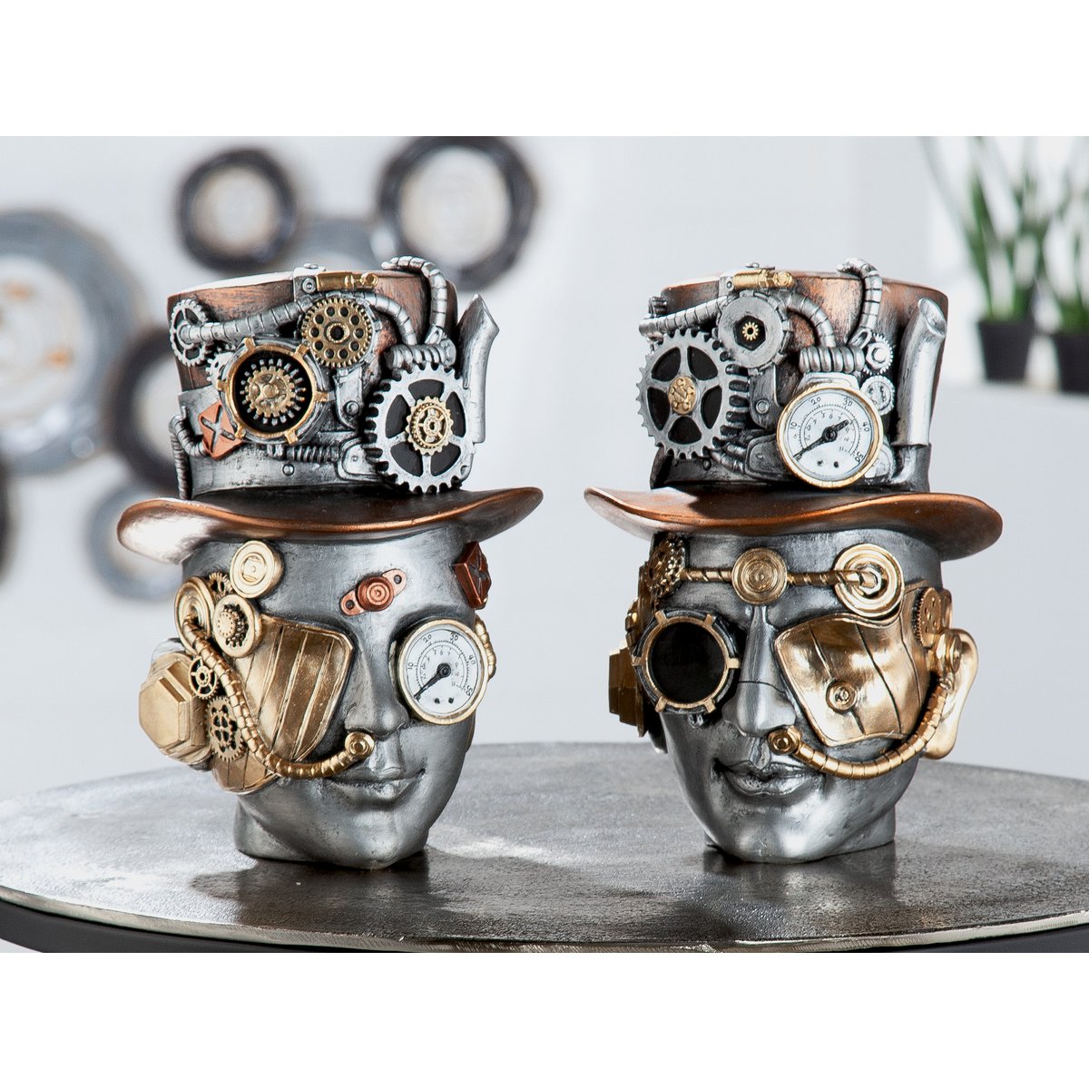Sculptuur "Steampunk Man"
