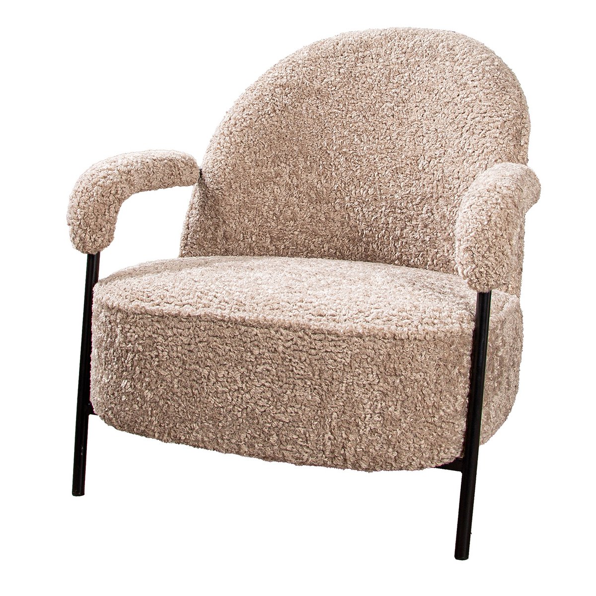 Stoel / fauteuil ovina beige H 79 cm