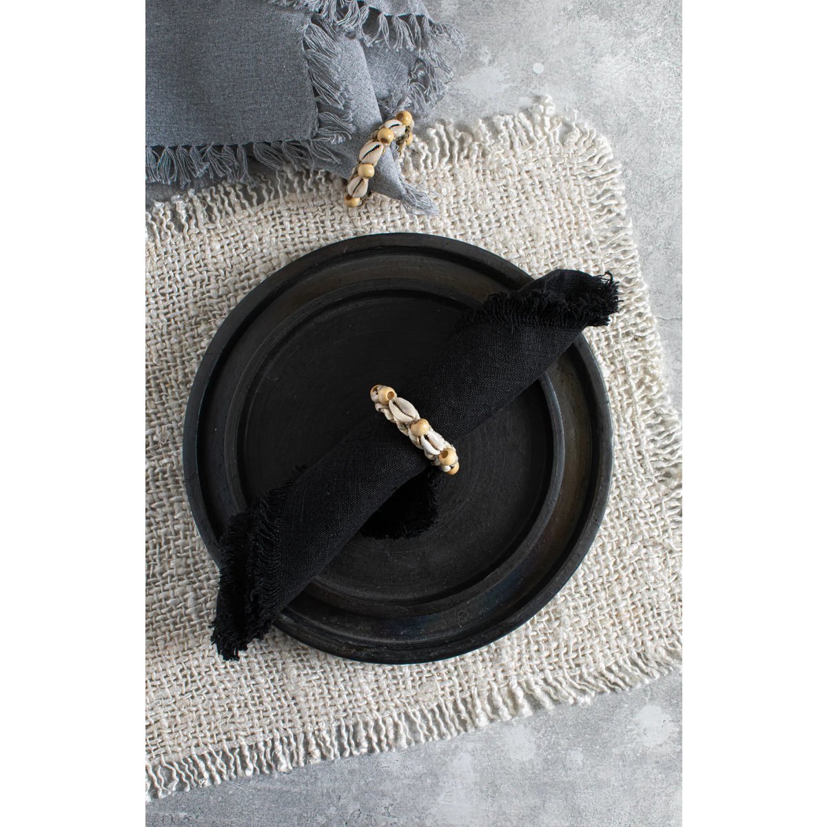 Oh My Gee Placemat - Crème - Set van 4
