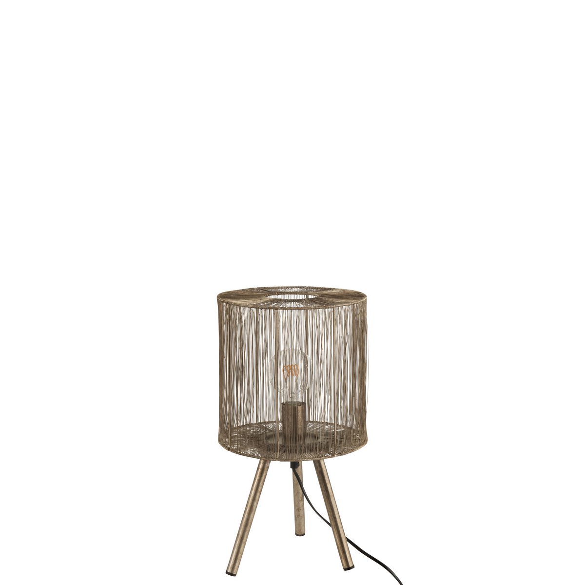 J-Line lamp - metaal Antiek - bruin - small