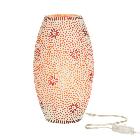 J-Line lamp Bram - glas - rood - medium