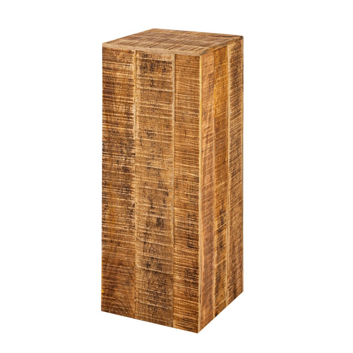 Bloemzuil mangohout 50 of 73cm hoog