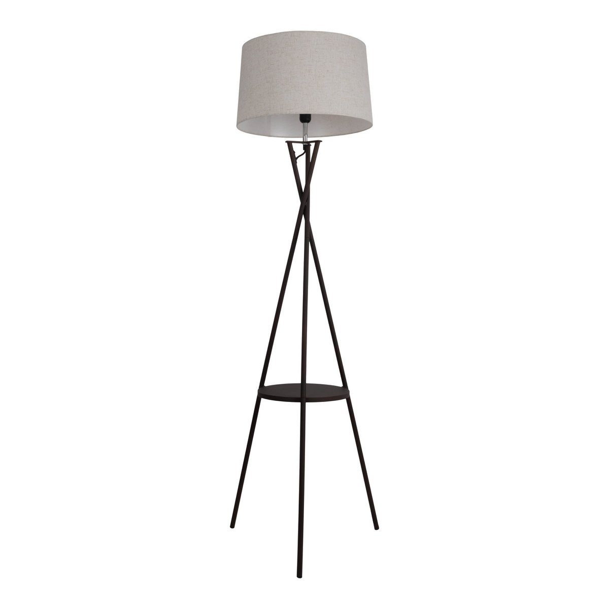 Staande lamp "Tora" met geïntegreerd tafeltje 158 cm hoog