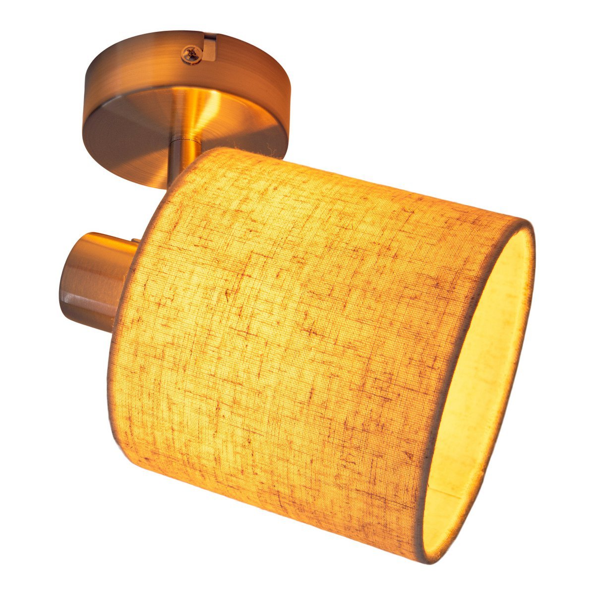 Plafondlamp "Maron" 1 spot lengte 17cm Grijs
