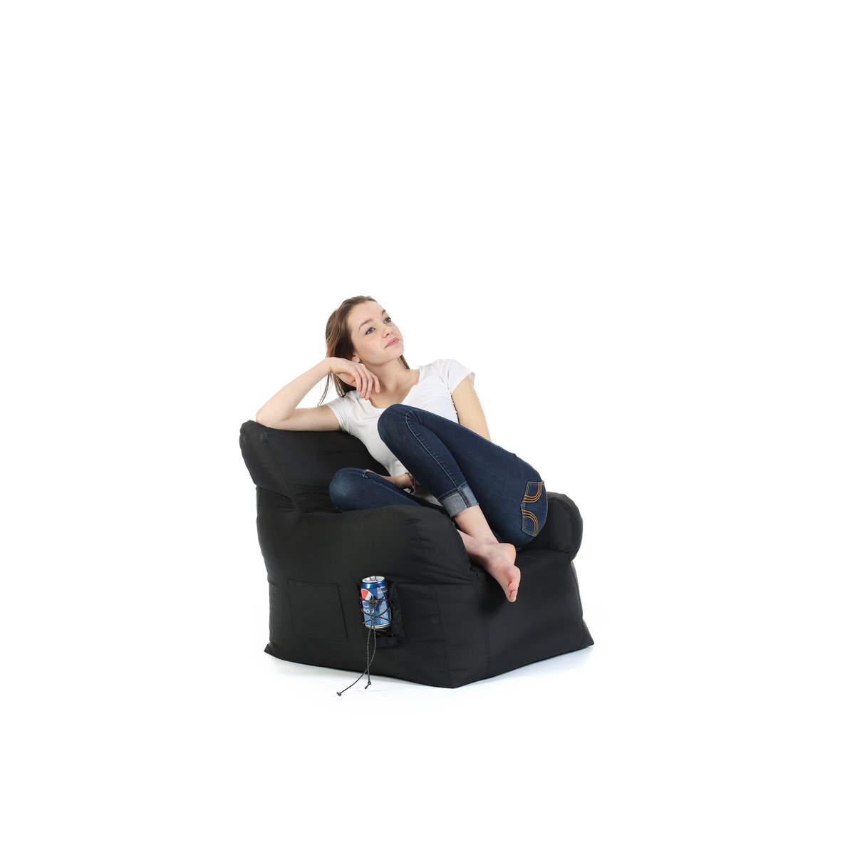 Beansofa- donkergrijs
