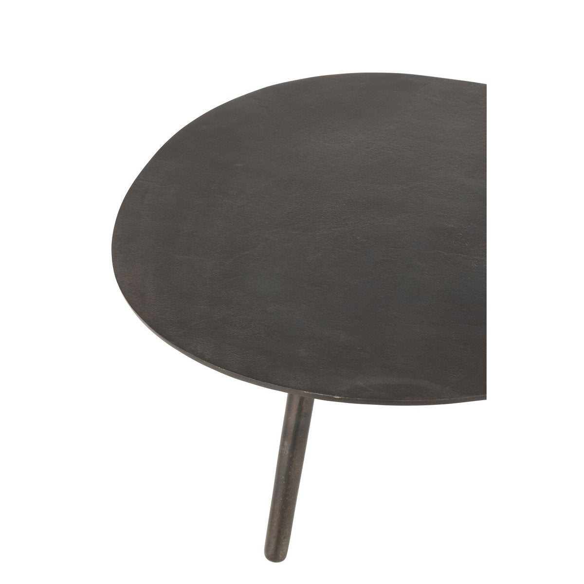 J-Line salontafel Druppel - metaal - zwart - small
