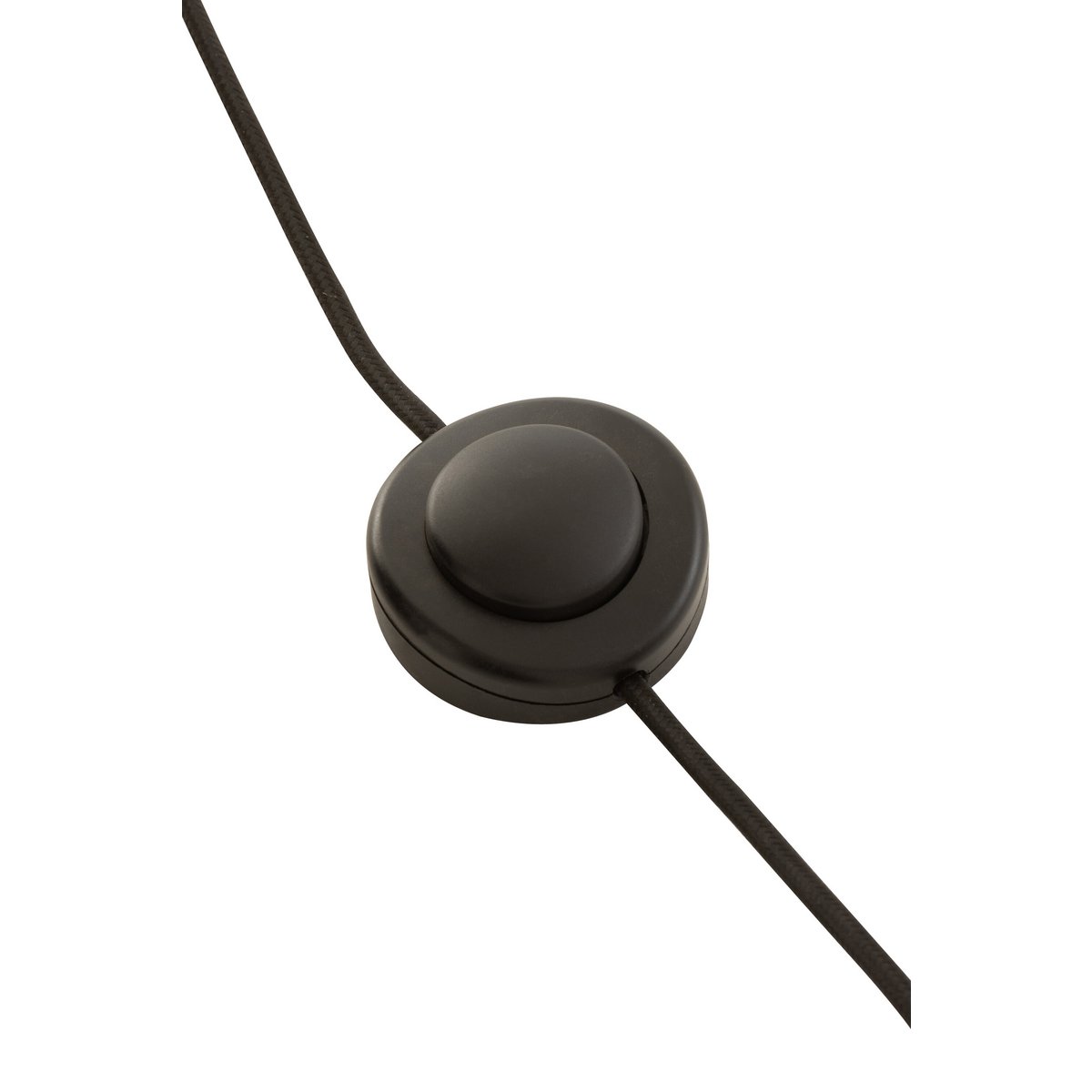 J-Line vloerlamp Evy - ijzer/hout - zwart/naturel