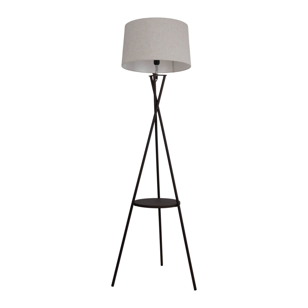 Staande lamp "Tora" met geïntegreerd tafeltje 158 cm hoog