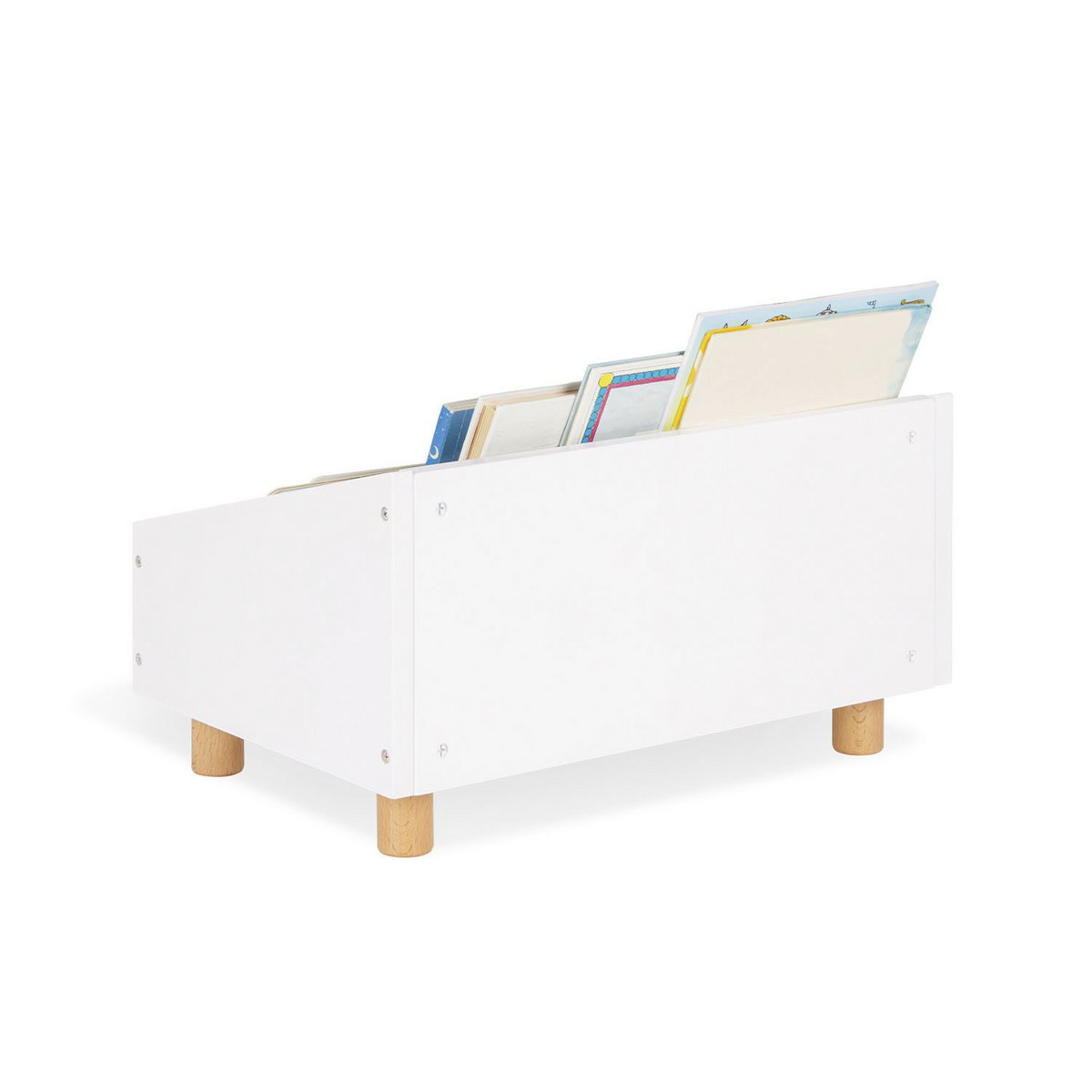 Kinderboekenrek 'Ando', wit