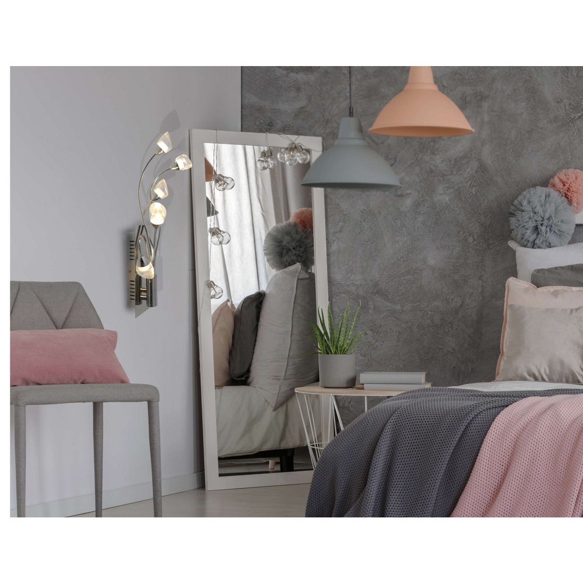 LED wandlamp "Shinny" 50 cm