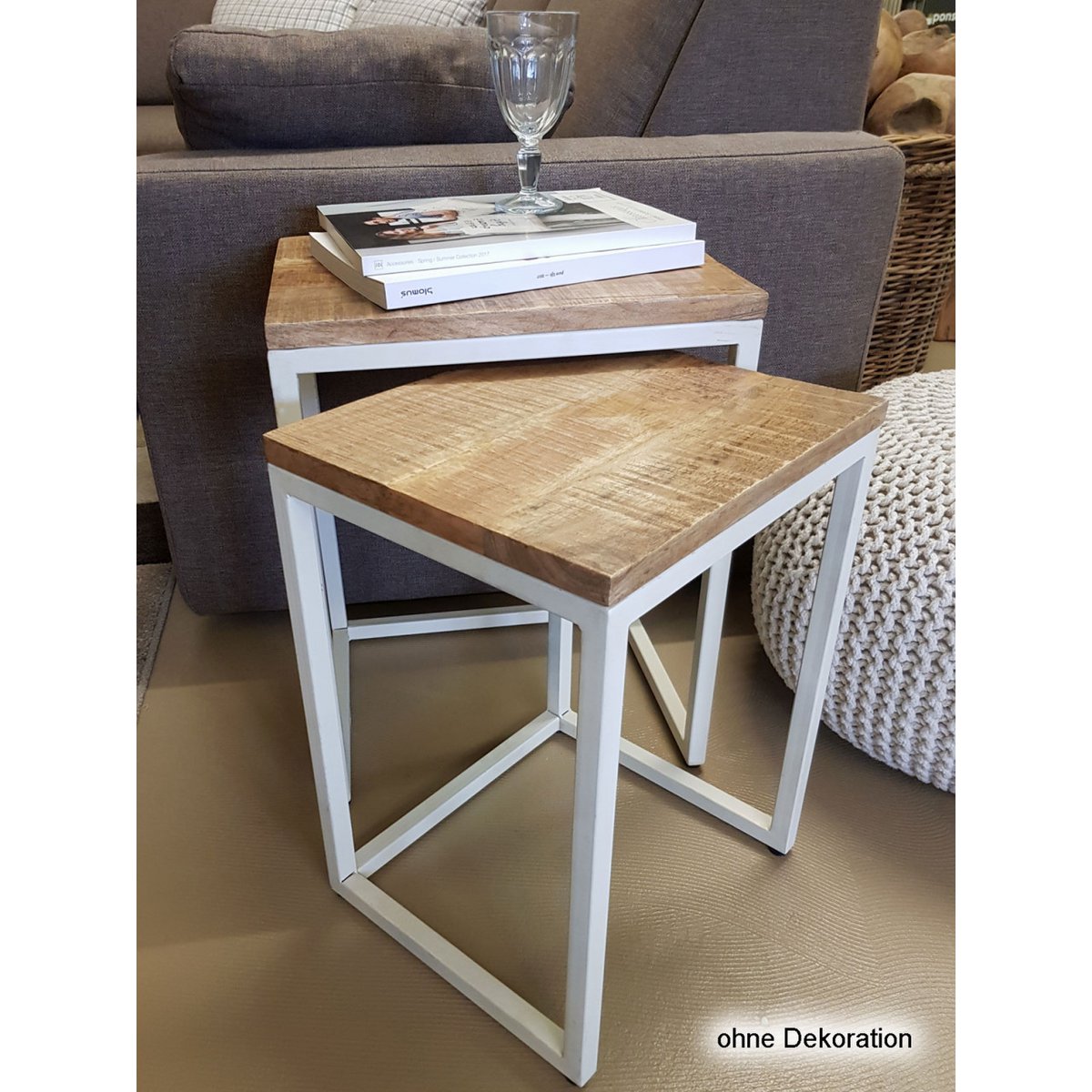 Bijzettafel Dallas Set van 2