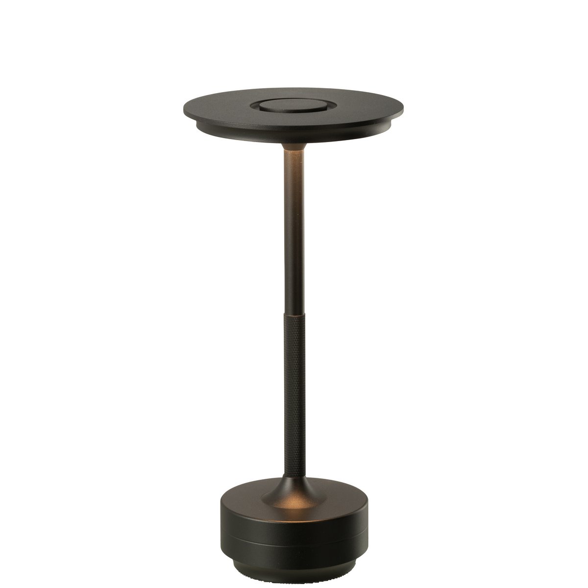J-Line lamp Touch - kunststof - zwart - LED