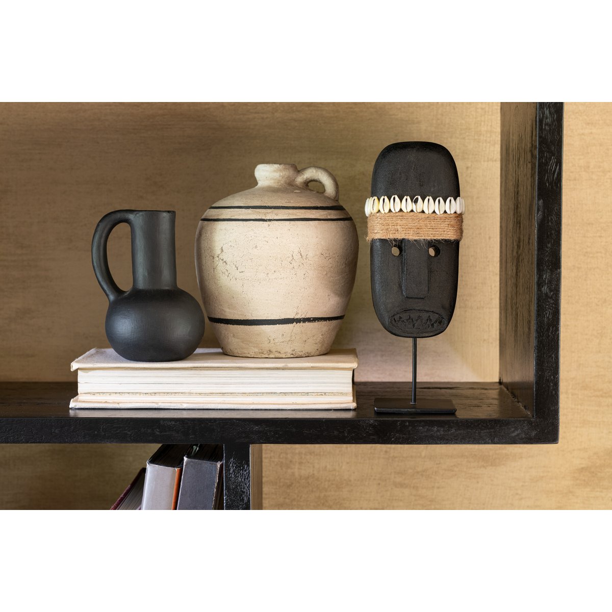 J-Line standbeeld Olivier - steen - zwart