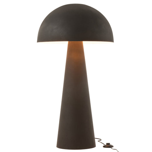 J-Line staanlamp Paddenstoel - metaal - zwart - extra large
