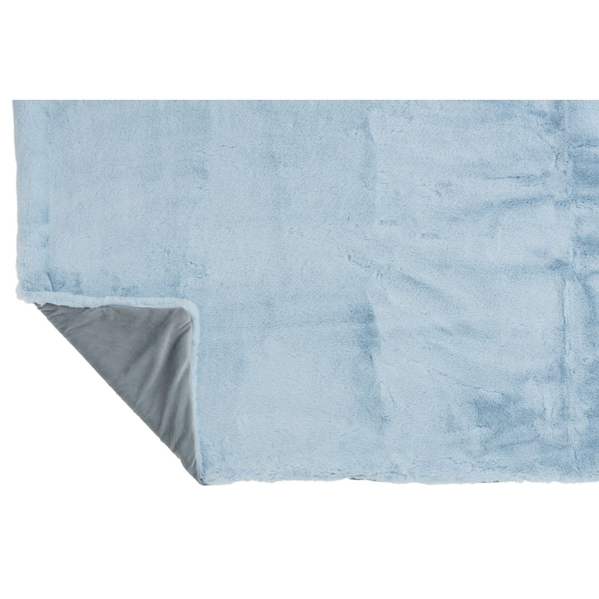 J-Line Plaid Cutie - Polyester – 180x130 cm – Lichtblauw