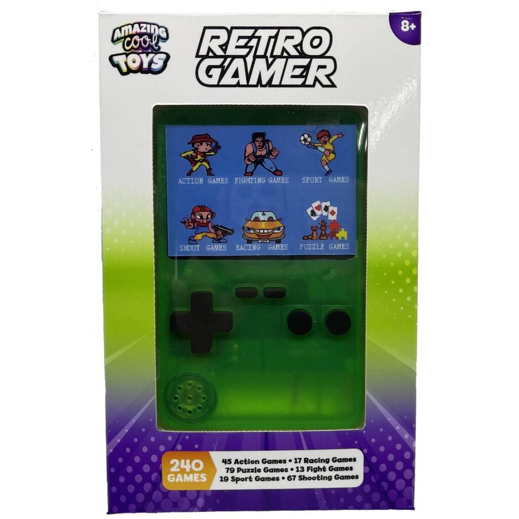 Amazing Cool Retro Gamer Transparant Groen