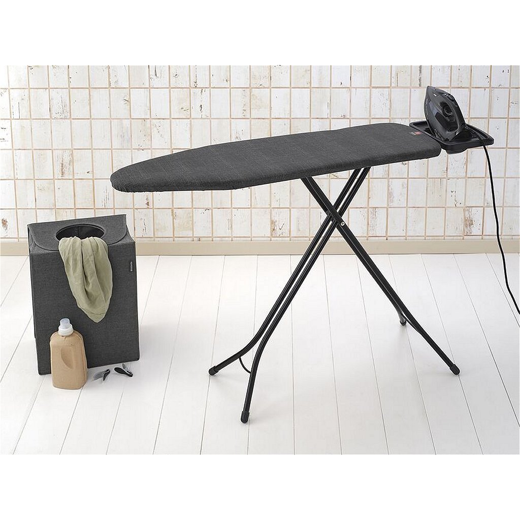 Brabantia Strijkplank B 124x38 cm Denim Zwart