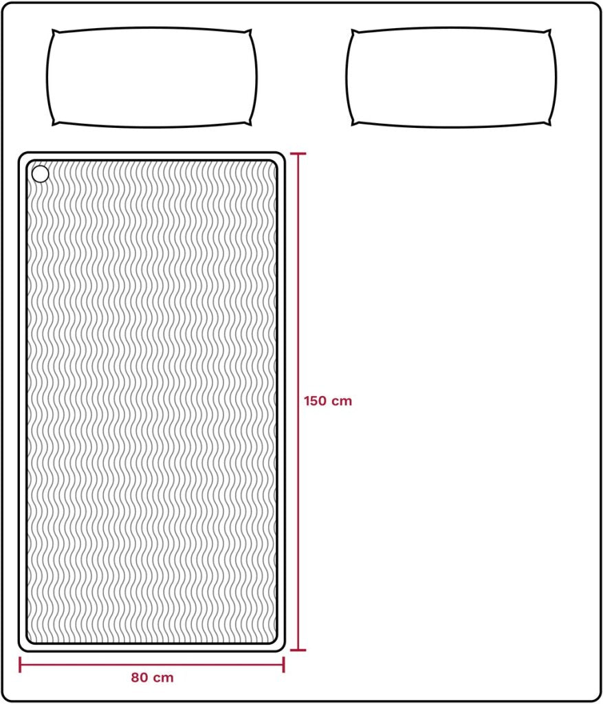 Inventum HN139G elektrische onderdeken 150x80 cm - Eenpersoons 4 standen