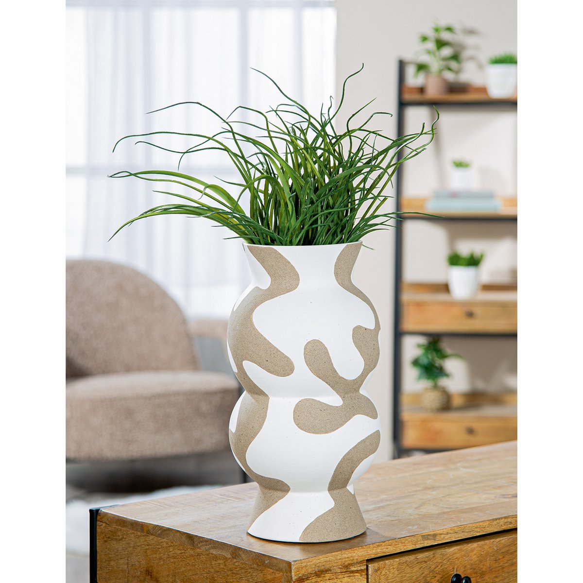 Vaas rond "Areno" H. 35 cm