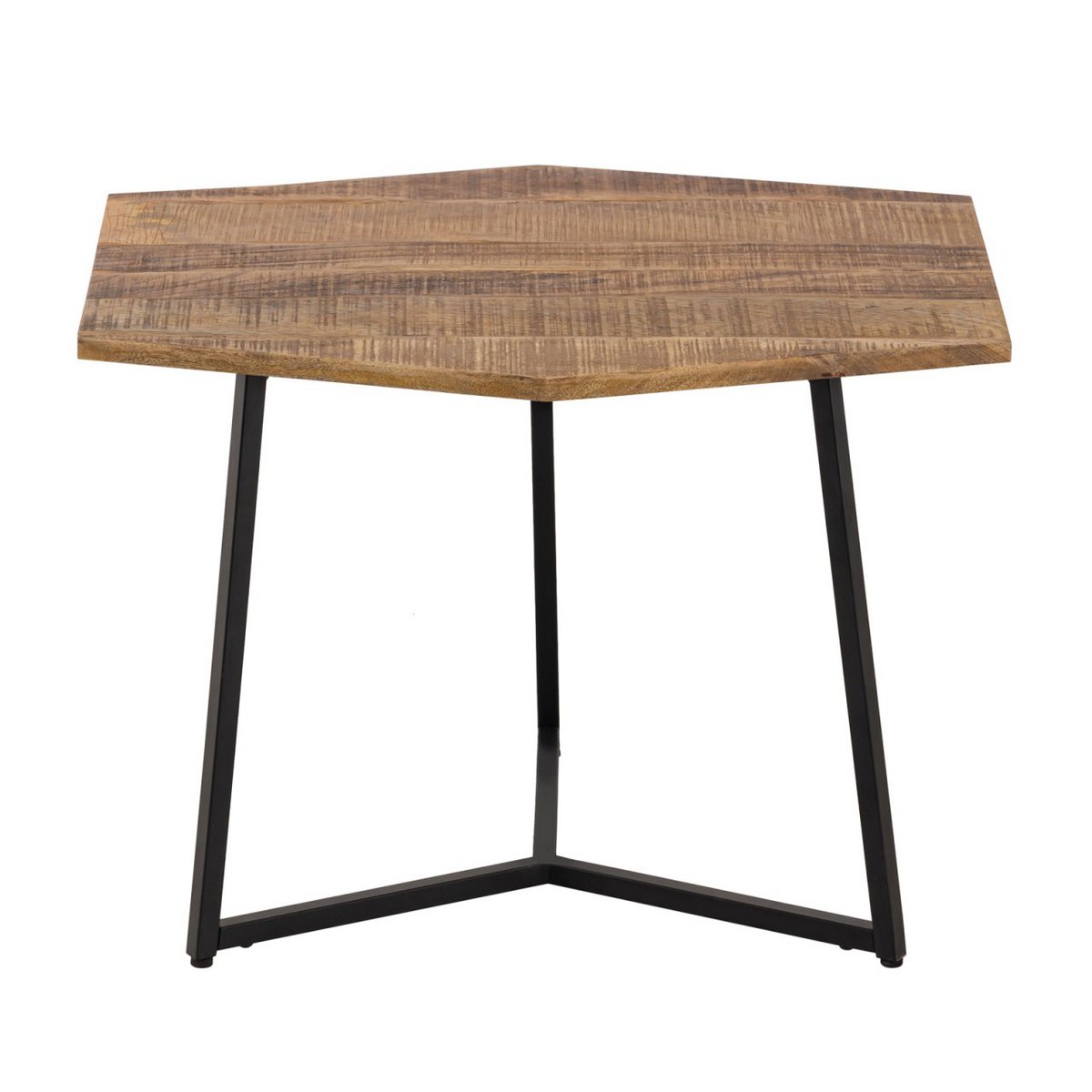 Salontafel mangohout met metalen frame