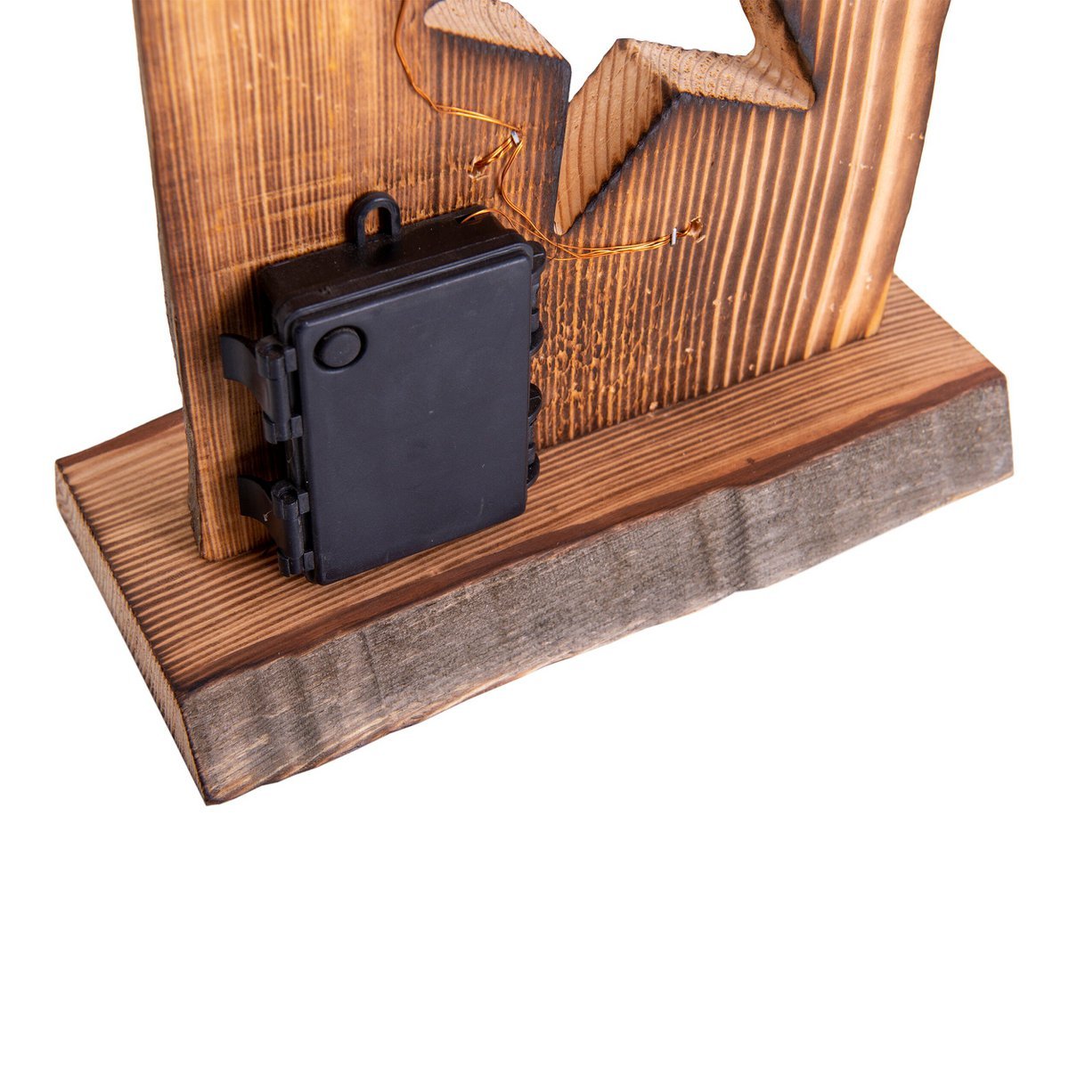 Houten Bord Sterren Hoogte 60cm met LED