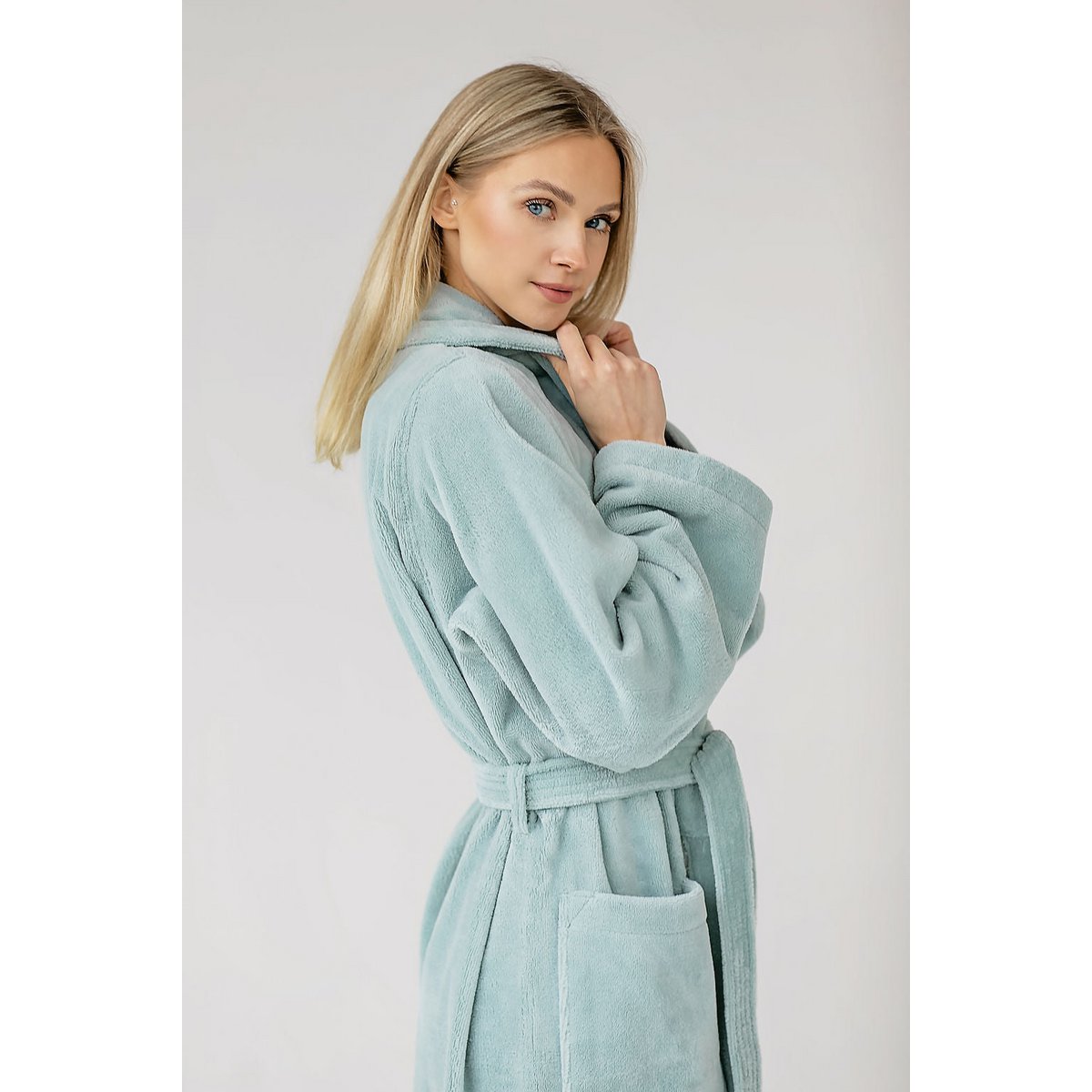 Teddy badjas Sea Green