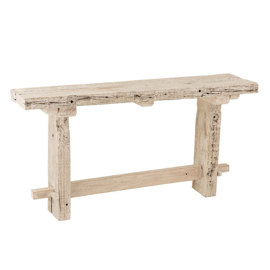 J-Line Console Brut Gerecycleerd Hout White Wash