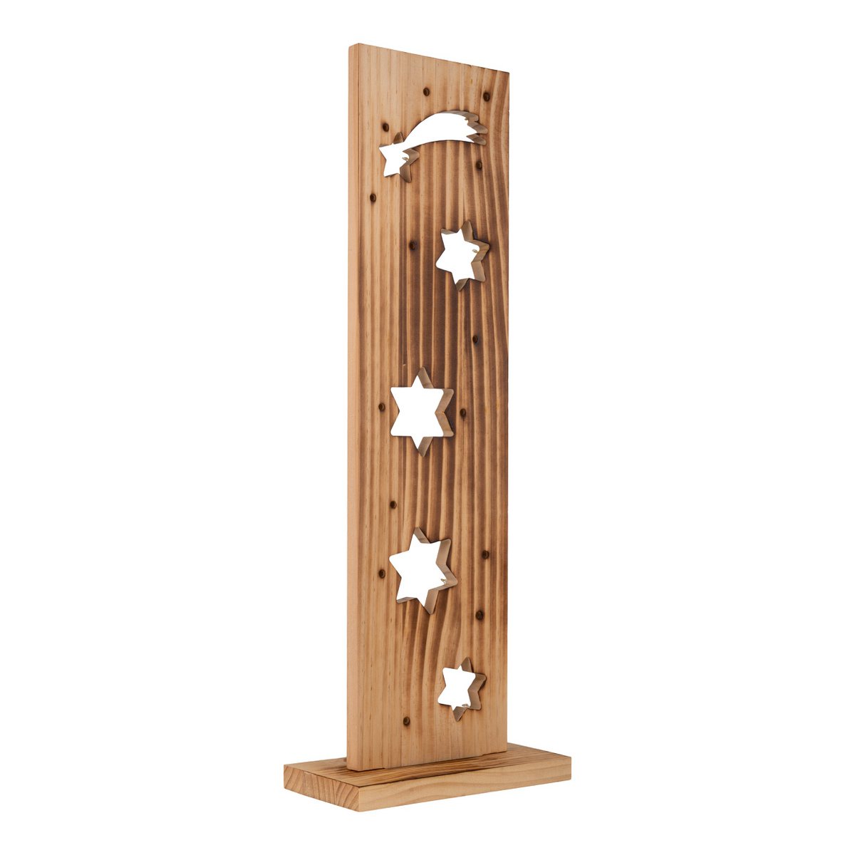 Houten Bord "Stars" Hoogte 60cm met LED