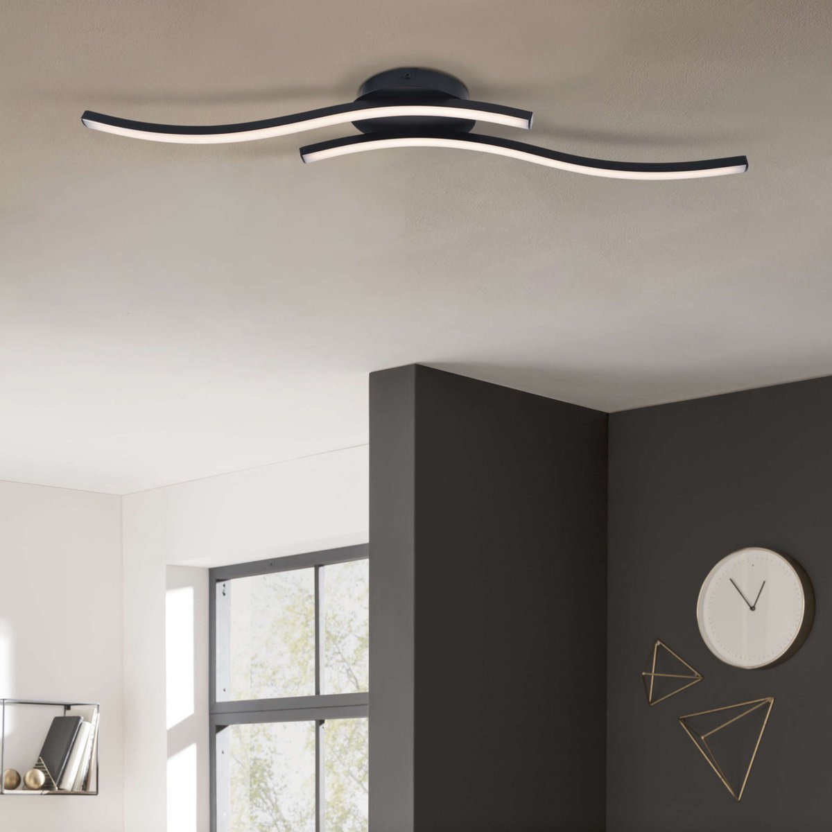 Wand/plafondlamp "Onda" LED lengte 65 cm