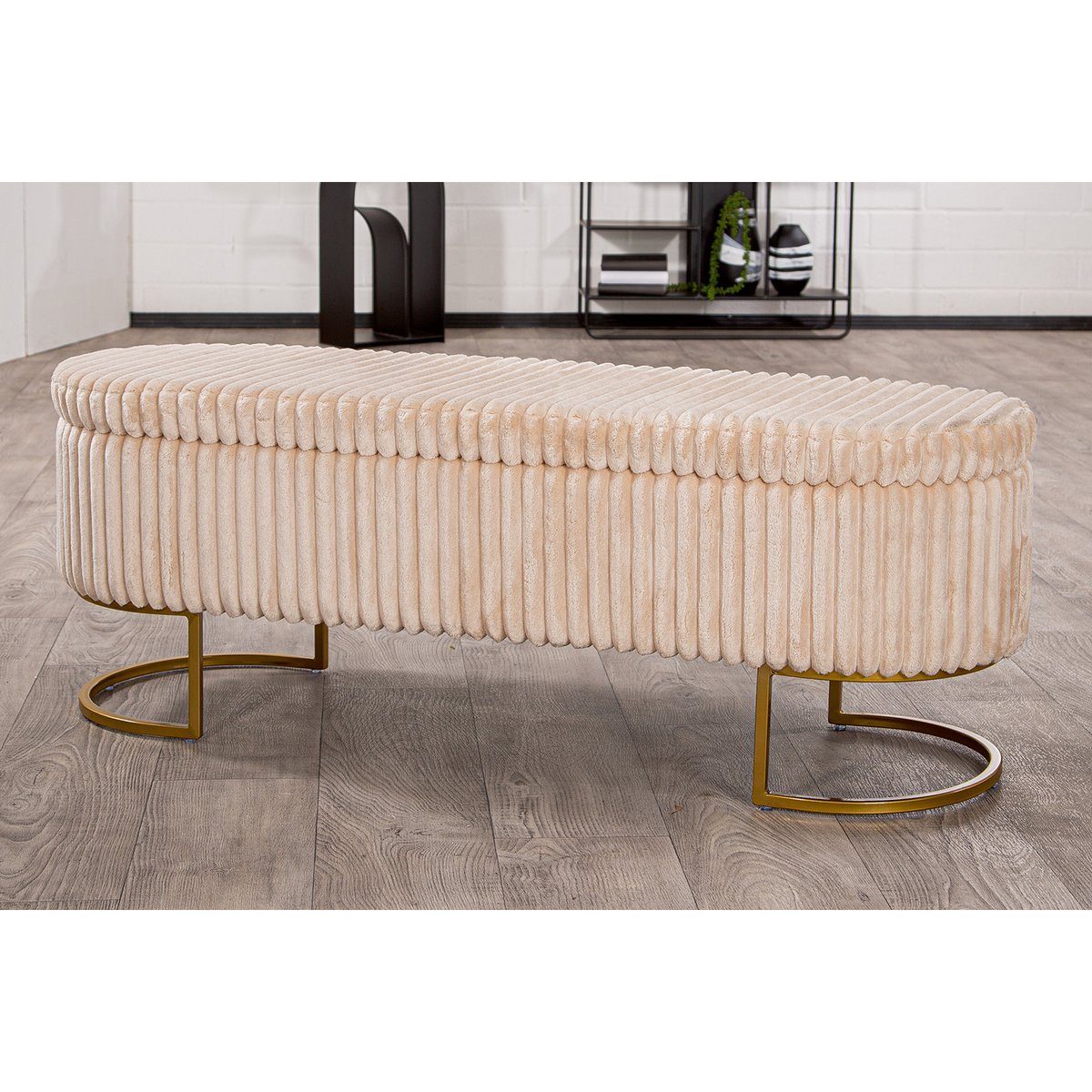 Bank Brooklyn Beige H. 46,5 cm