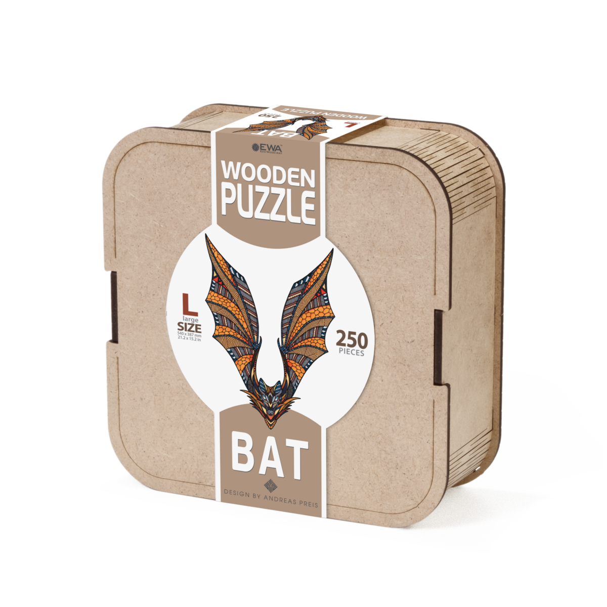 Houten Legpuzzel Vleermuis