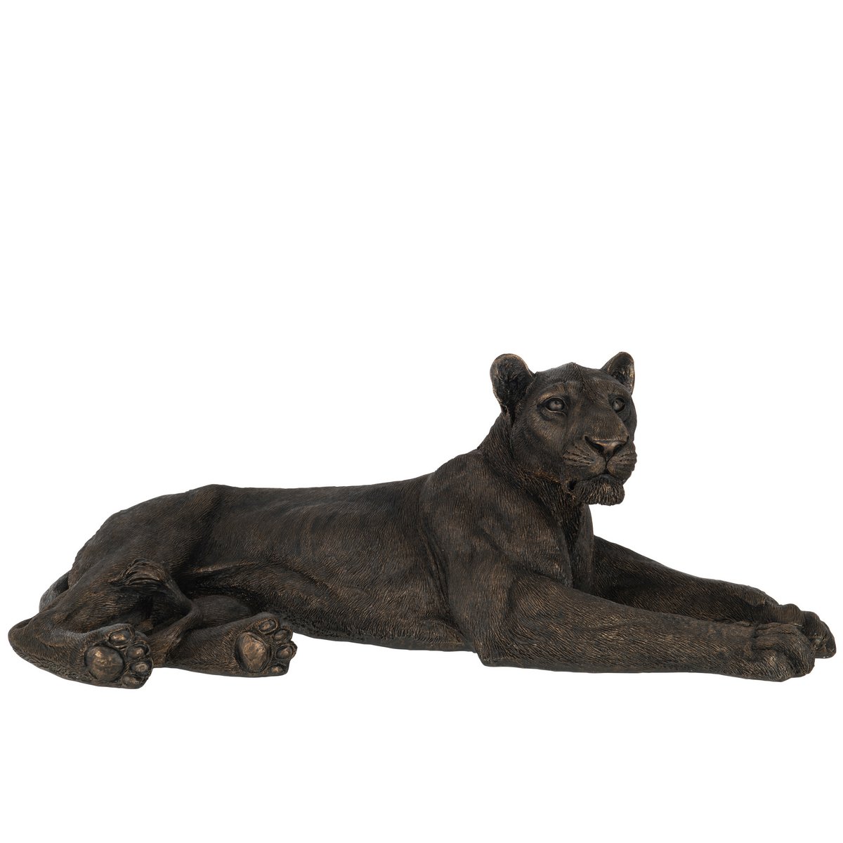 J -Line Decoratie Low -In Lought - Polysin - Bronze