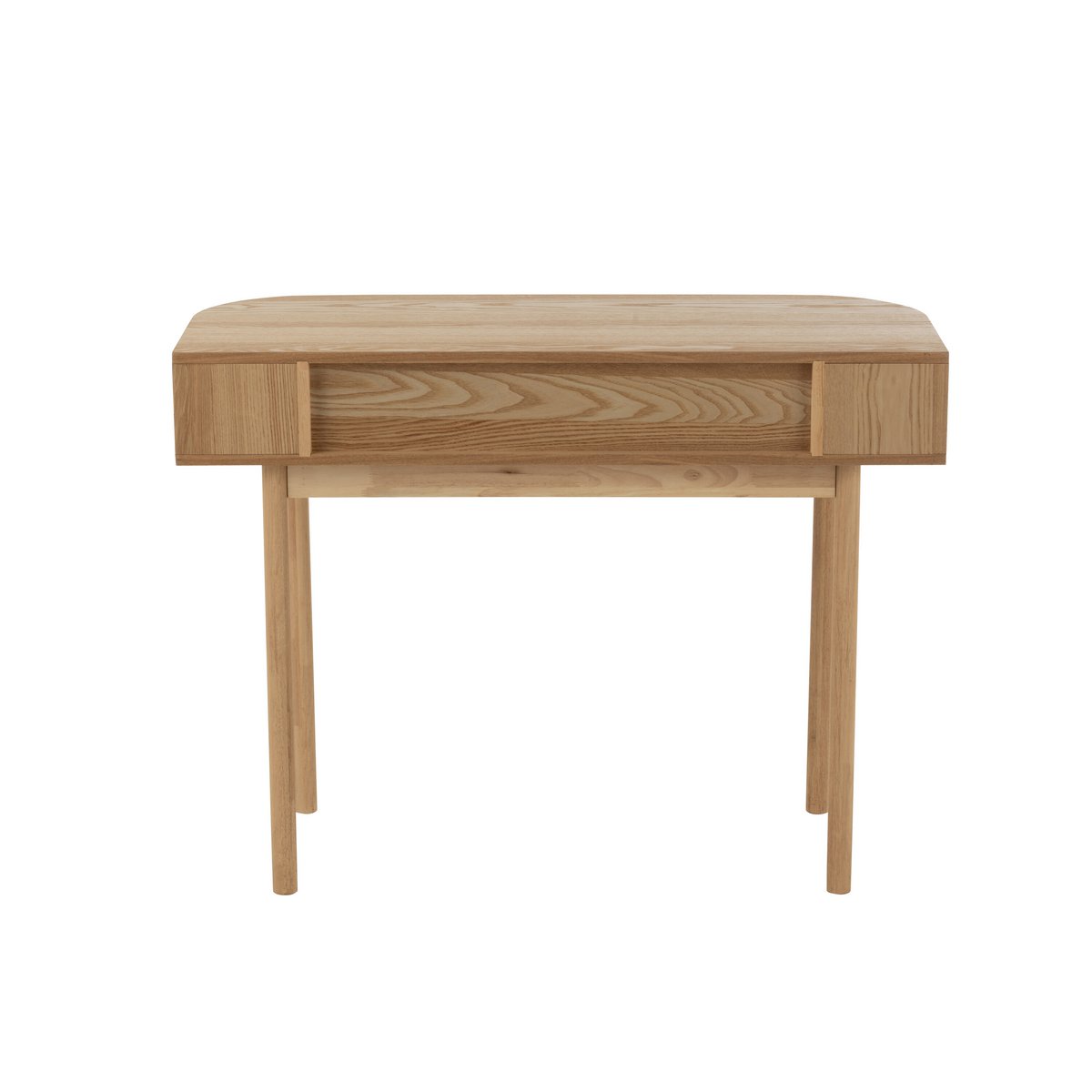 J-Line console Rond - dennenhout - naturel
