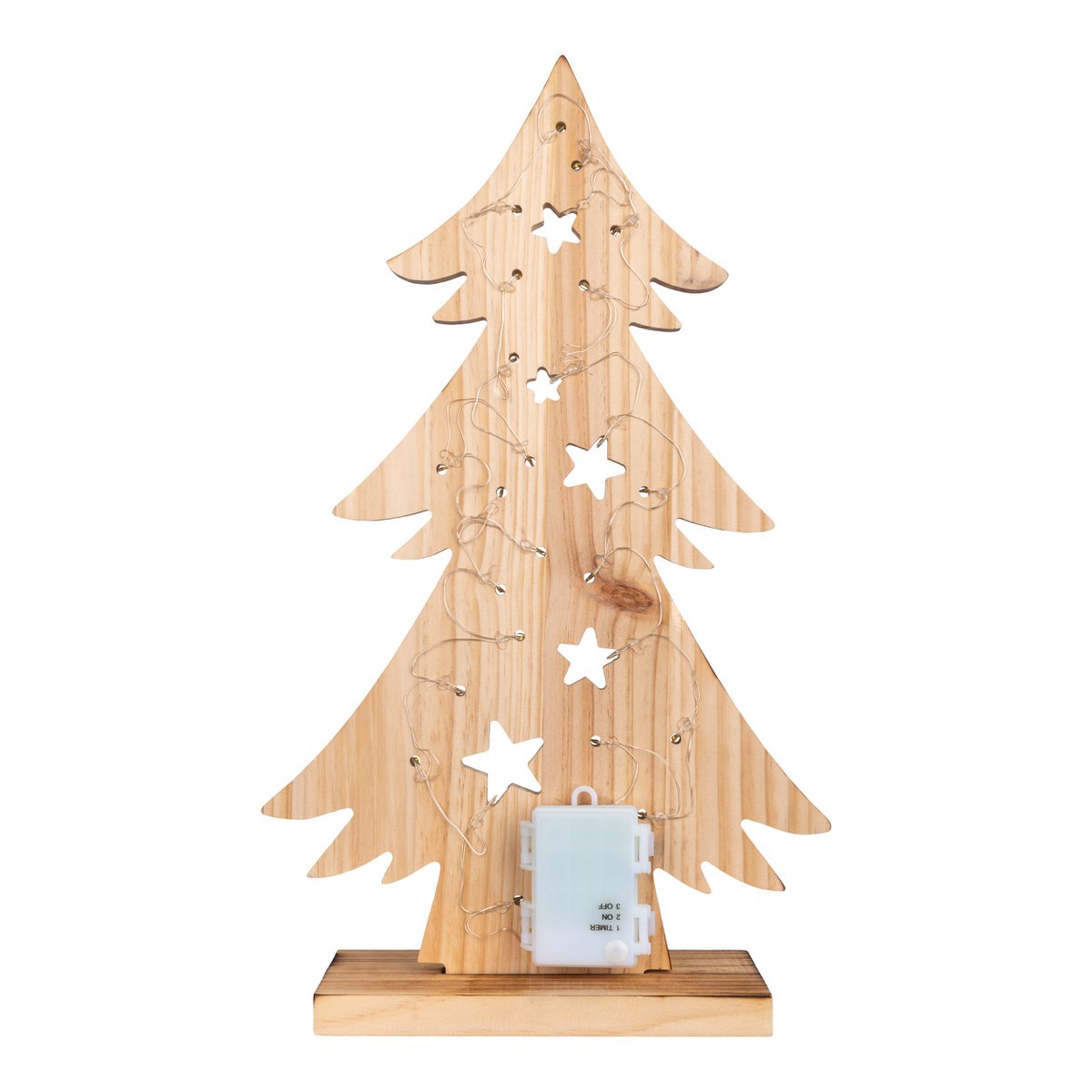 Houten Kerstboom Hoogte 47cm met LED