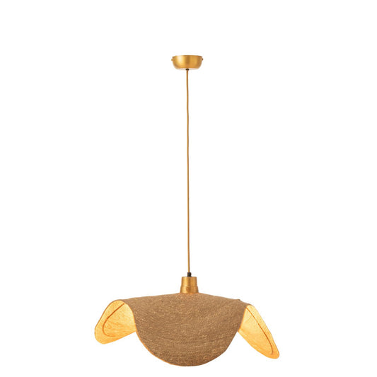J-Line hangende Lamp Moon - jute - naturel - medium
