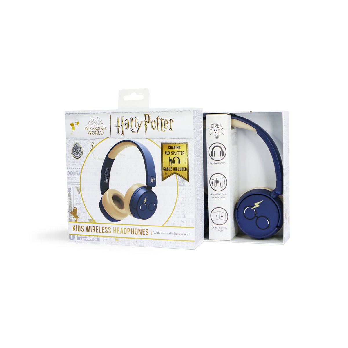 Harry Potter - Junior Bluetooth-hoofdtelefoon (blauw)