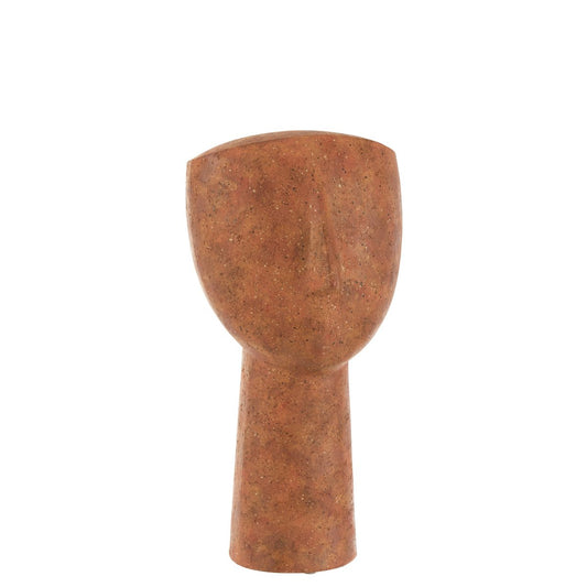 J-Line Figuur Leo Poly Terracotta