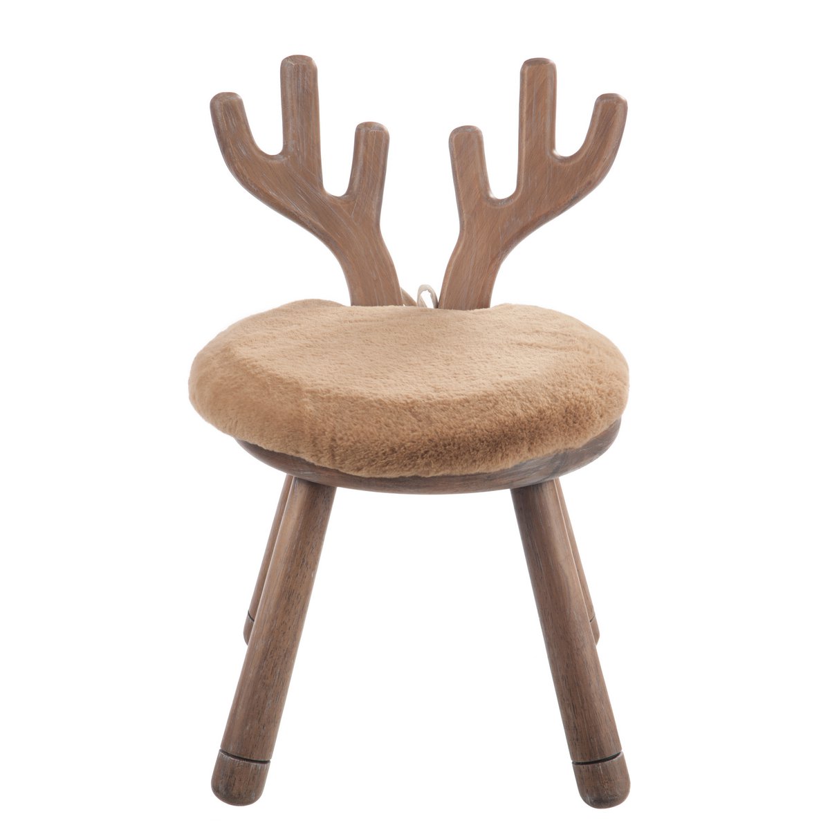 J-Line Stoel Hert Hout Naturel