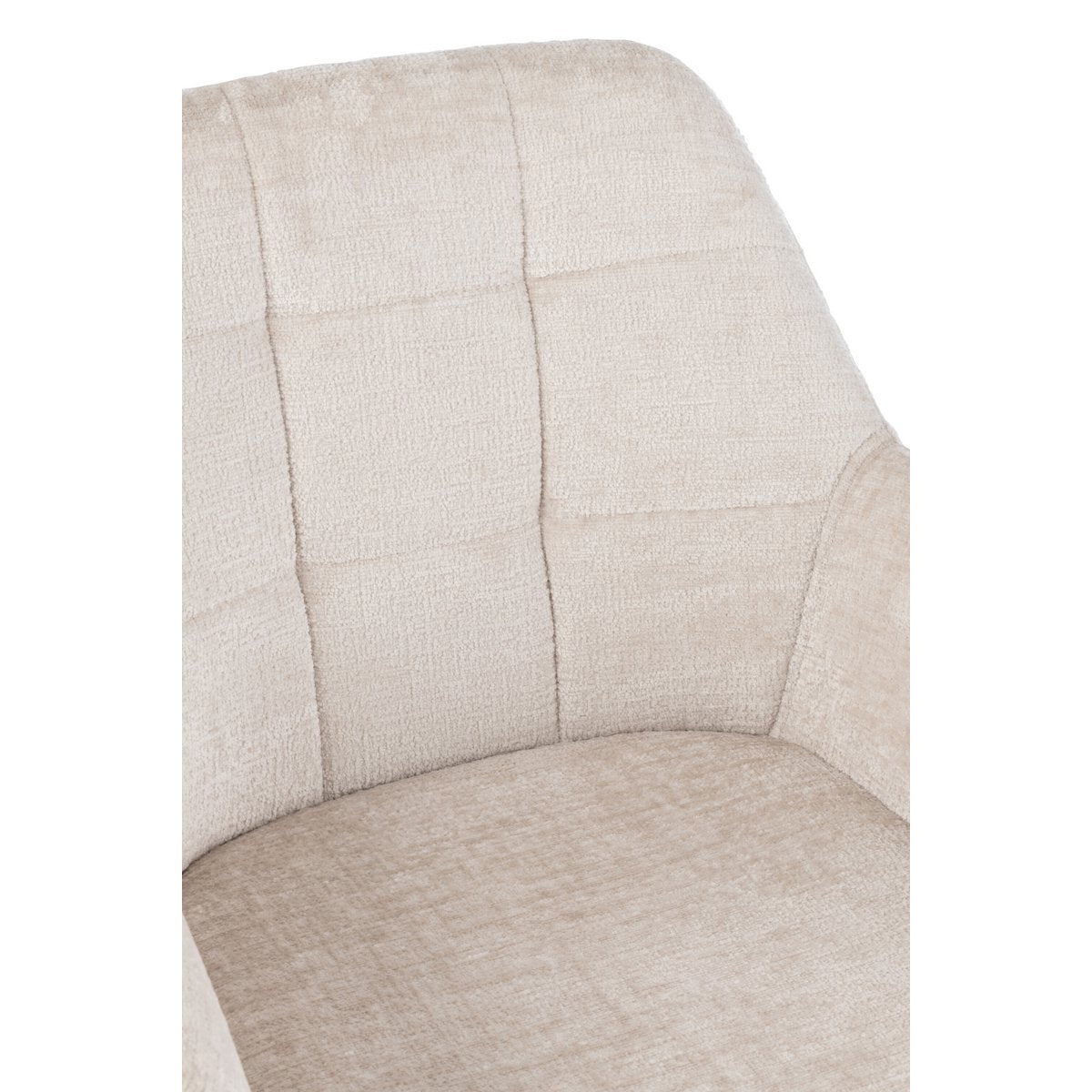 J-Line stoel Louna - ijzer/acryl - ivoor