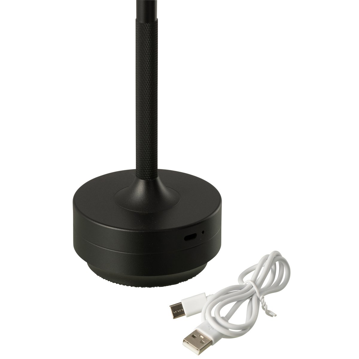 J-Line lamp Touch - kunststof - zwart - LED