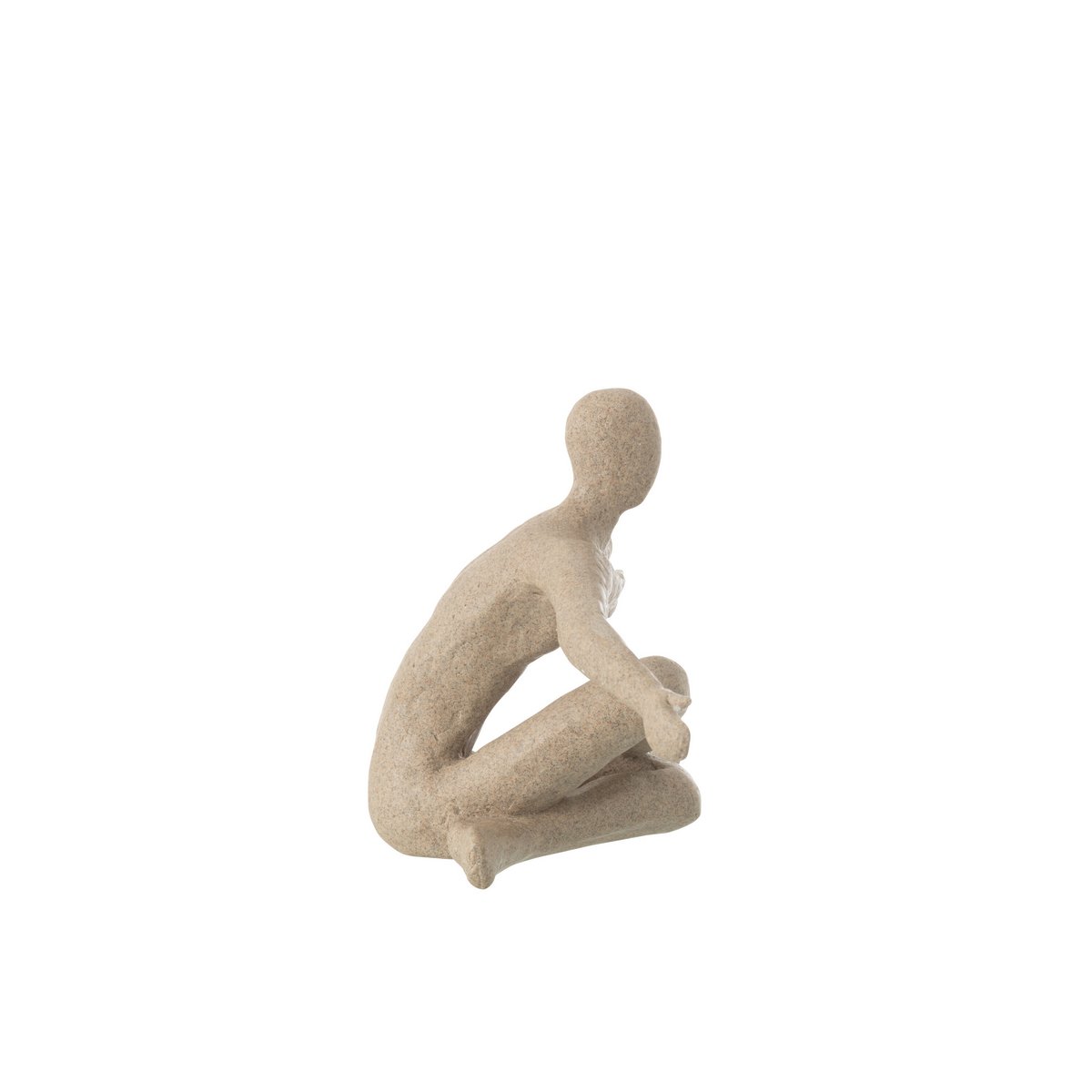 J-Line Beeld Open Arm Resin Beige