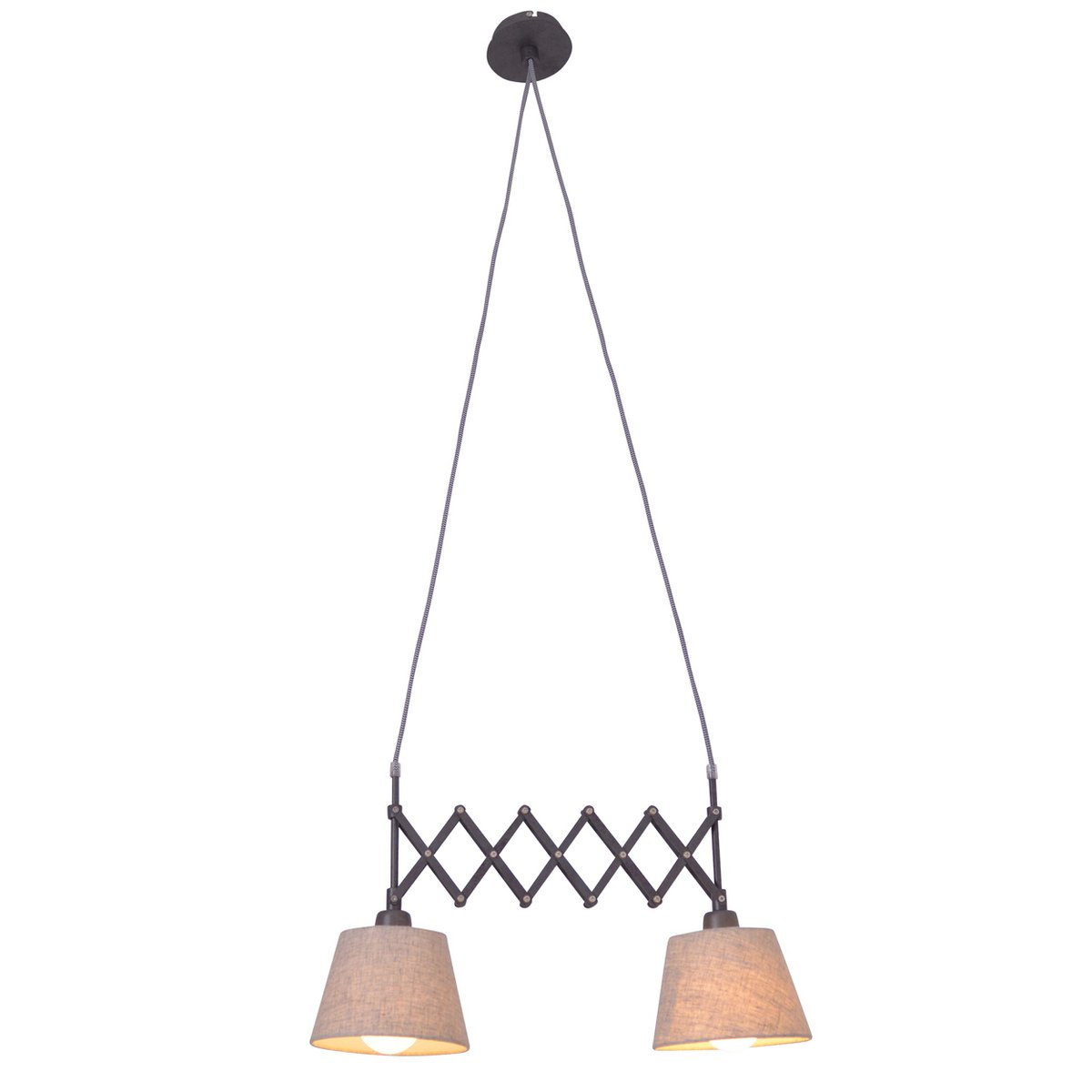 Hanglamp "Adrienne" uitrekbaar tot 57 cm