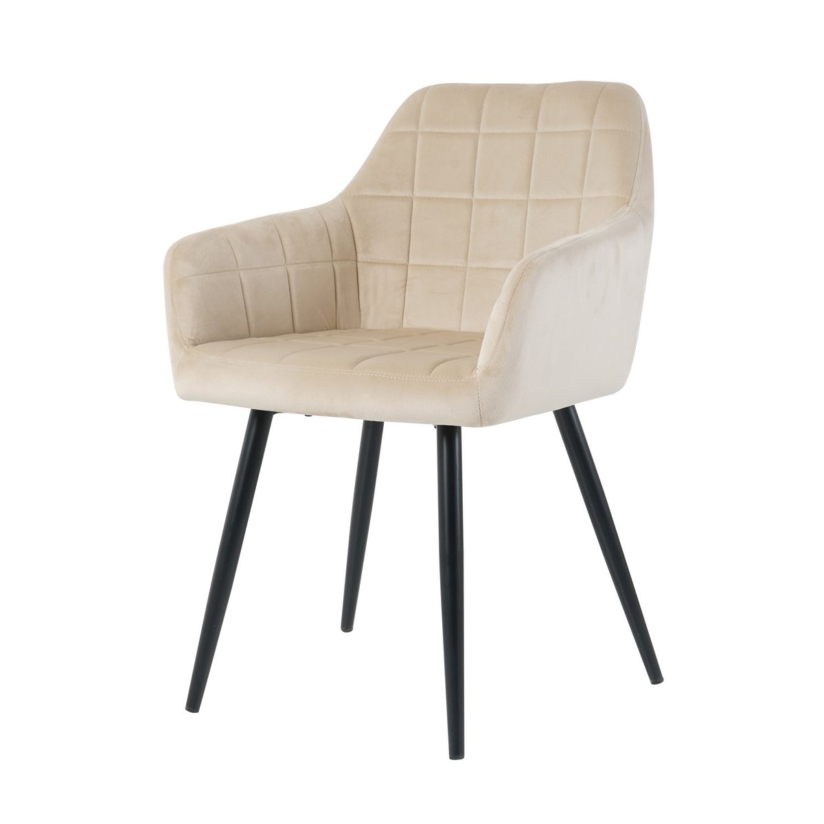 Eetkamerstoel, set van 2 beige