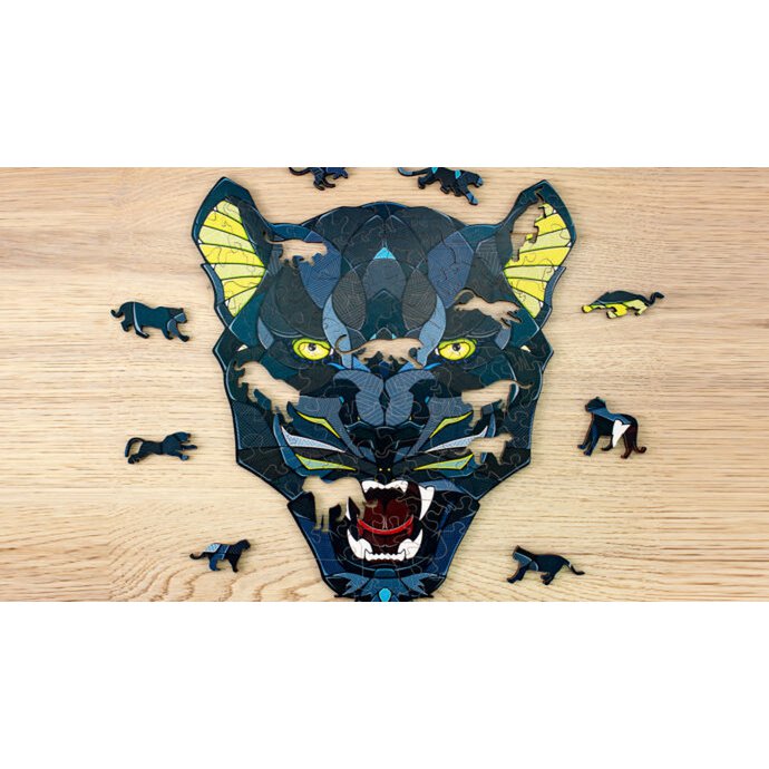 Houten Legpuzzel Panter