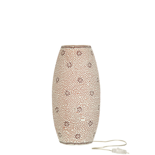 J-Line lamp Bram - glas - rood - large